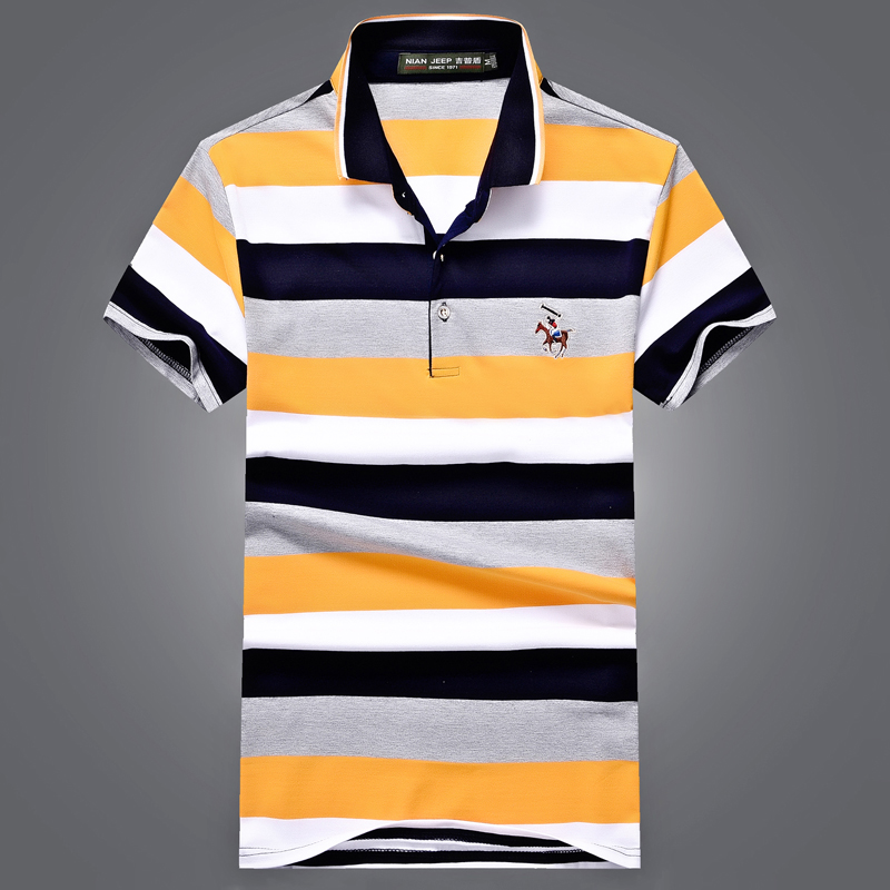 Jeep khiên POLO áo sơ mi nam ngắn tay áo t-shirt Hàn Quốc phiên bản của sóng 2019 người đàn ông mới đầu thường nửa tay áo mùa hè 4