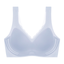 Seamless beautiful back bra for women 2024 new popular summer thin style big breasts showing small breasts push-up ultra-thin ice silk bra
