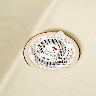 South Korea Sync Hello KittyHello Genuine Bathroom Floor Drain Cover Filter Outfall Debris Hair