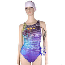 New yingfa mercerized waterproof fabric triangular type Y931 swimsuit with child code