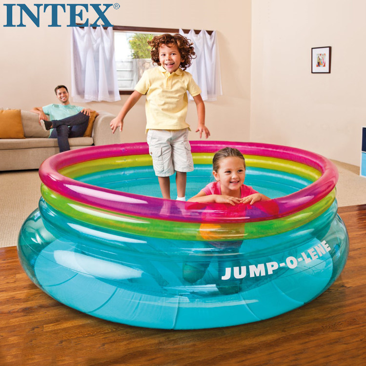 Original children's inflatable toys INTEX jump playground trampoline ocean ball pool 48267
