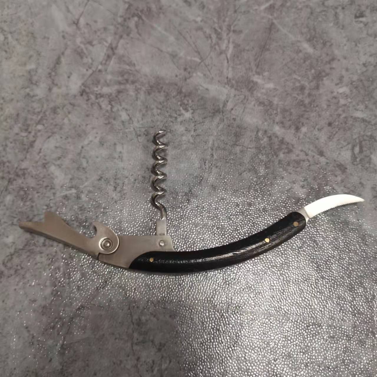 Not Remote Full Thirty Pear Wood Stainless Steel Wine Corkscrew Color Random