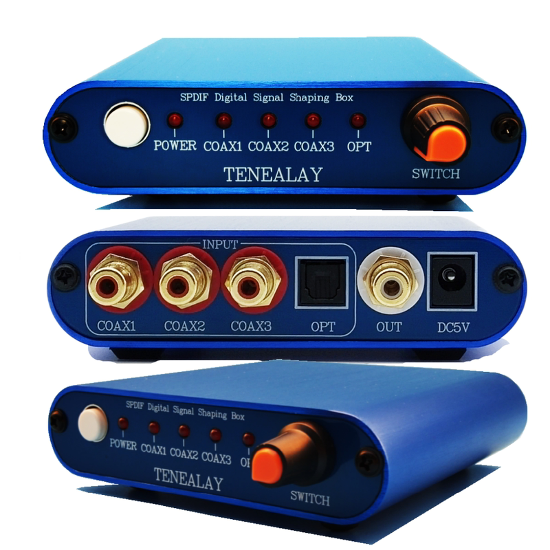 Teana Audio Cd Coaxial Optical Fiber Spdif Signal Purification, Shaping, Buffering, Digital Filtering Effect Is Evident at a Glance