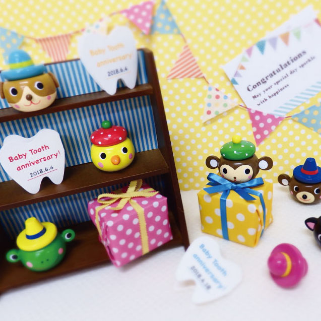 ZAKKA cute baby baby teeth storage box accessories storage gift box wooden gift baby gifts