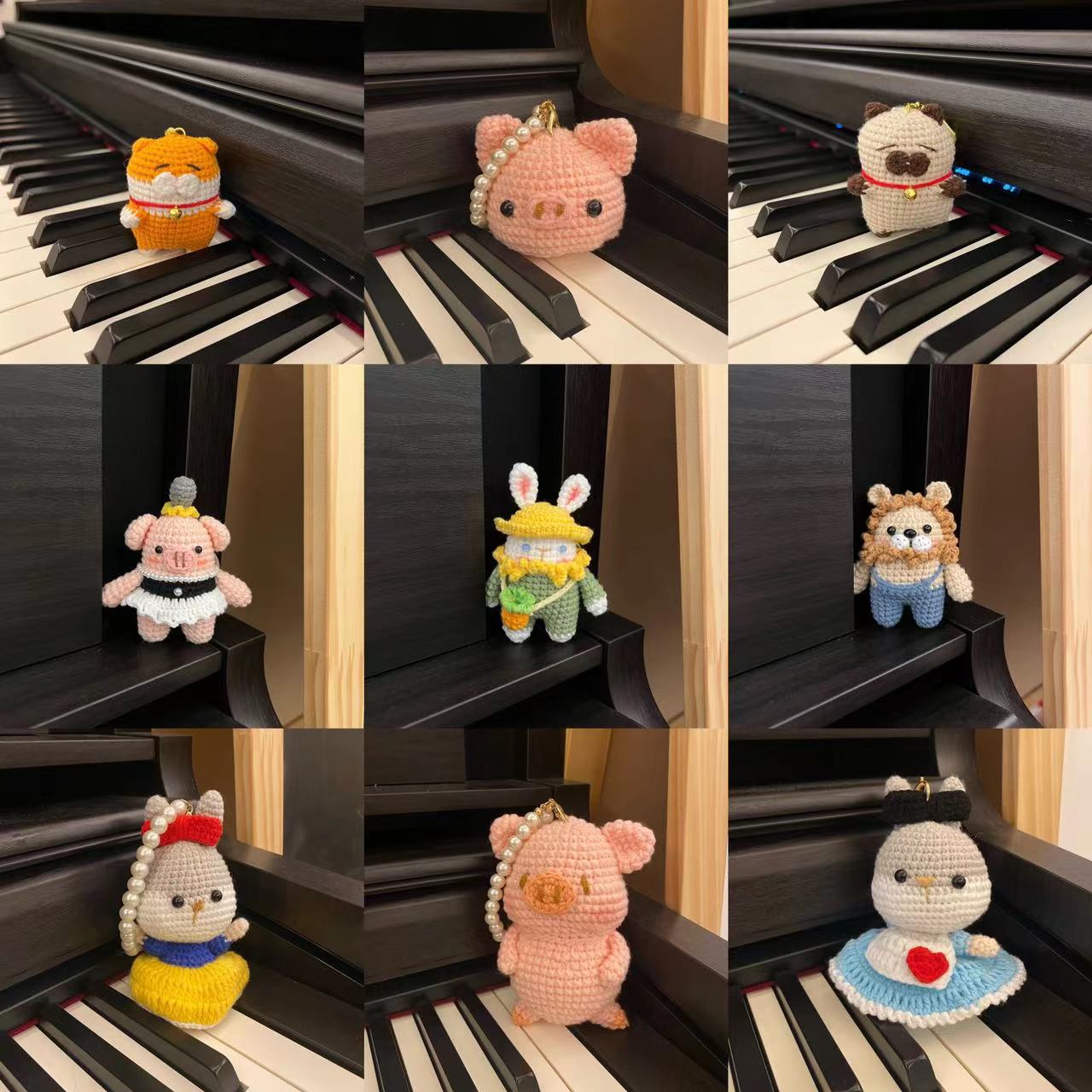 Hand-woven pendant ~