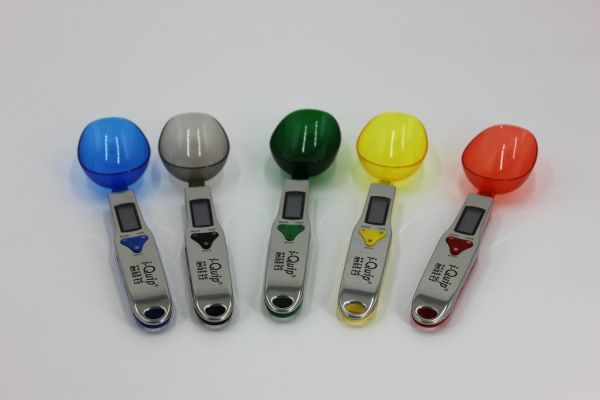 500g量程 不锈钢手柄LED大屏显示电子称量勺 透明塑料勺头可拆卸