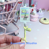 Genuine bulk mini giraffe airpod protective cover hanging chain girl pericardium pendant diy material