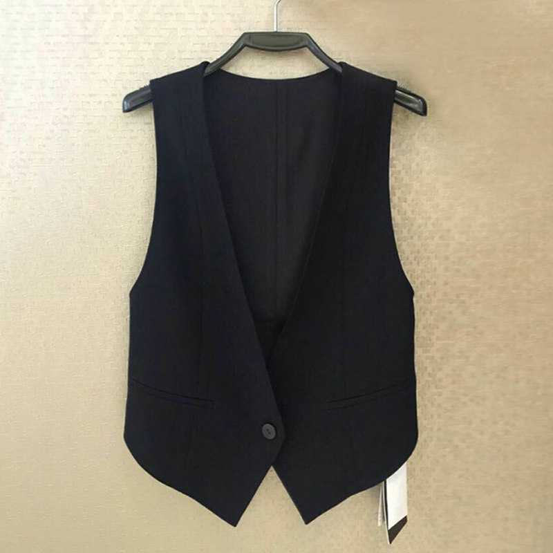 Brother's new 2022 spring and autumn domestic slim slim women's V-neck small vest coat women