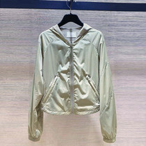 Little brother Siti 2021 Autumn New hooded zipper sunscreen women breathable loose thin surfter Jacket Women