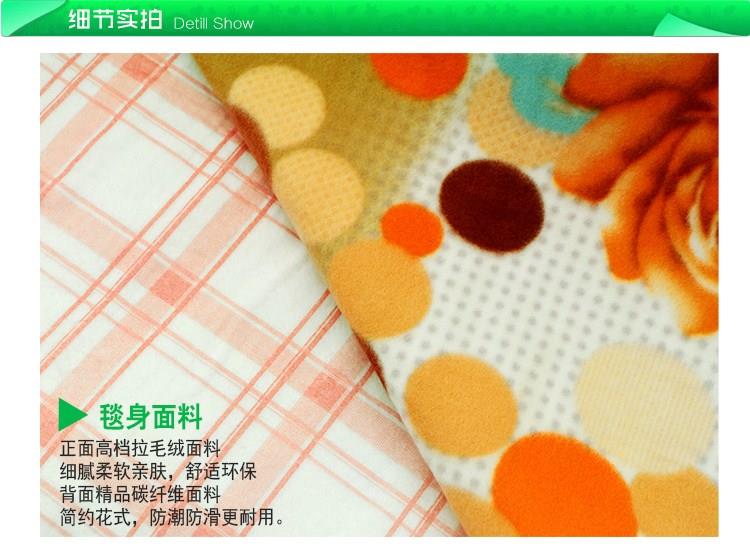 Chăn điện học sinh đơn để tăng gấp đôi dày điều khiển nhiệt ba xúc xắc điện mà không bức xạ chăn điện tắm trắng	