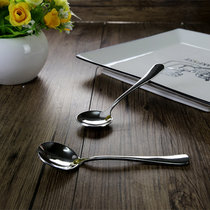 Western Dining Cutlery Stainless Steel Small Round More Dessert Spoon Sweet Spoon Small Tablespoon