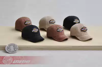 1 6 soldier model accessories 12-inch movable doll trend hat locomotive curved eaves baseball cap hand-made cloth