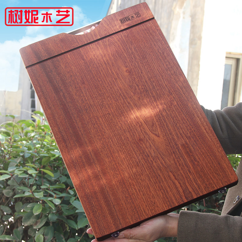 UHonolwood Chopping Block Home Mildew Case Board Kitchen Solid Wood Dual Purpose Rolling finish wood Noodles Point Panel Cutting Board Cut Meat 