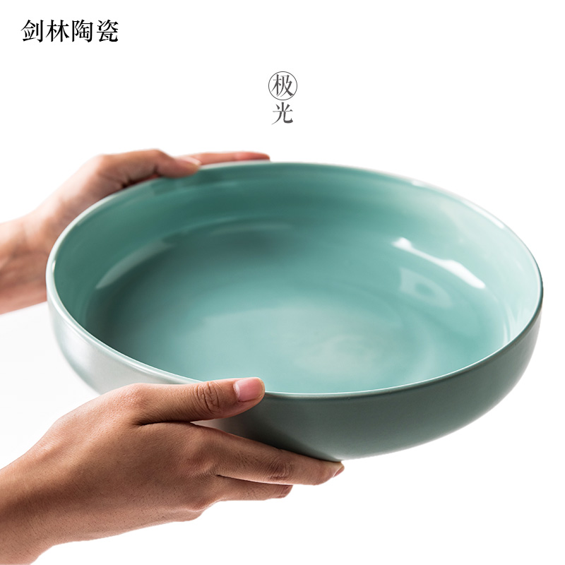 Jian Lin, creative, Japanese, Korean, European household disc deep dish dish dish dish soup soup ceramic tableware suit