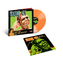 Spot Sum 41 Does This Look Infected? Orange Glue LP Vinyl Record