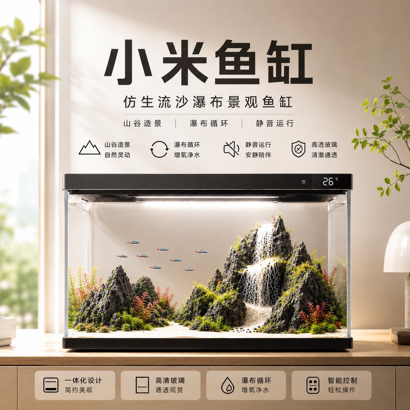 Xiaomi Fish Tank Decoration Landscaping Water-Powered Quicksand Waterfall Sky City Rockery Ornaments Freshwater Pine Skin Blue Dragon Stone Xiaomi Fish Tank Decoration Landscaping Water-Powered Quicksand Waterfall Sky City Rockery Ornaments Freshwater Pine Skin Blue Dragon Stone