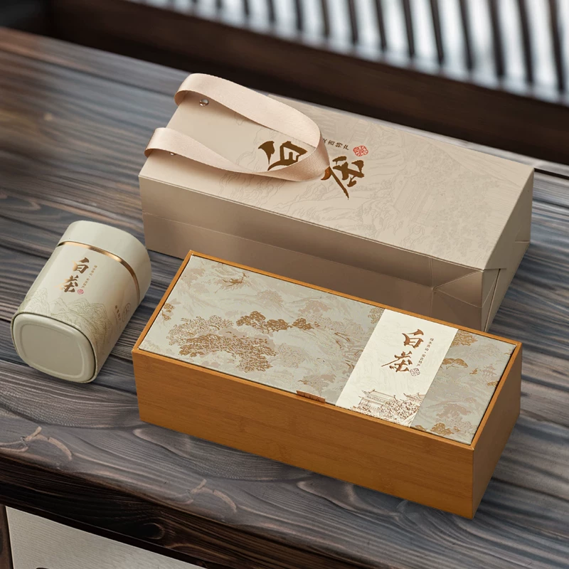 White tea, gift box in gift box