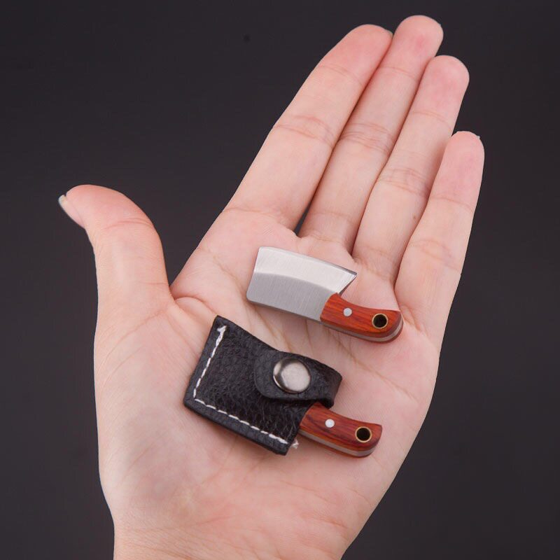 Mini knife unpack package keychain side dish knife portable knife ECD mini collection gift knife Unpack express knife