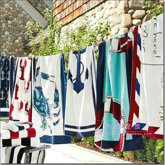 Recommended for Export: 100% Cotton Cut Velvet Reactive Printed Beach Towel, Large Crab and Lobster Design, Beach Chair Bath Towel Recommended for Export: 100% Cotton Cut Velvet Reactive Printed Beach Towel, Large Crab and Lobster Design, Beach Chair Bath Towel