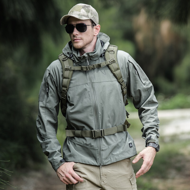 Archon Jacket Men's Autumn and Winter Outdoor Soft Shell Plus Velvet Warm Jacket Waterproof and Windproof Tactical Jacket Archon Jacket Men's Autumn and Winter Outdoor Soft Shell Plus Velvet Warm Jacket Waterproof and Windproof Tactical Jacket