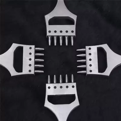 Strap punch Handmade leather DIY tools Strap chop 6 5 pitch multi-specification punch Round punch Strap chop Round chop