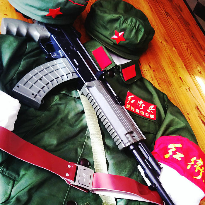 Film and television props Military Costume Cultural Revolution Red Guards Costume Stage Photography Props Cos Military Fan Suit