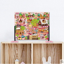 3D-JP childrens puzzle plastic puzzle flat jigsaw puzzle 80 pieces of candy village T1013