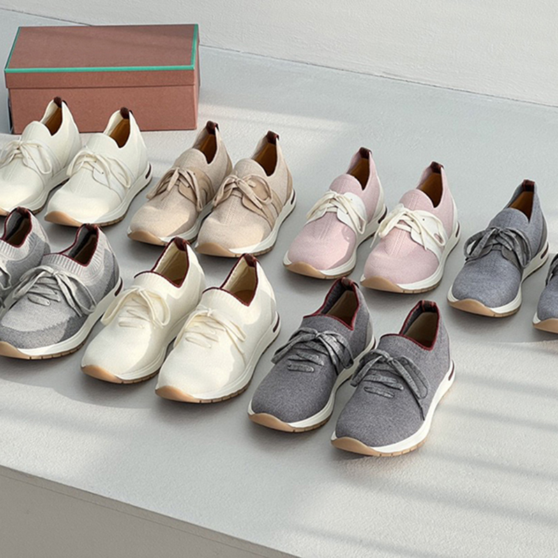 2025 New Model All-Season Casual Sports Shoes Original Cashmere Lp Lightweight Comfortable Fashionable Slip-On Women's Shoes in Seven Colors in Stock