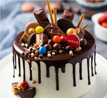 New Beijing weidomei birthday cake (chocolate feast) physical delivery store self-taken