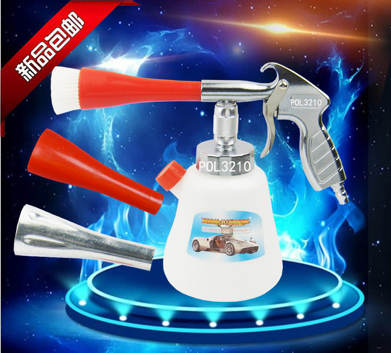 High-end tornado car interior cleaning gun roof cleaning gun roof high pressure cleaning car brush