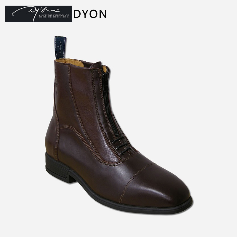 Imported Belgium dyon coffee color equestrian boots Men's and women's riding boots chaps equestrian boots equestrian equipment