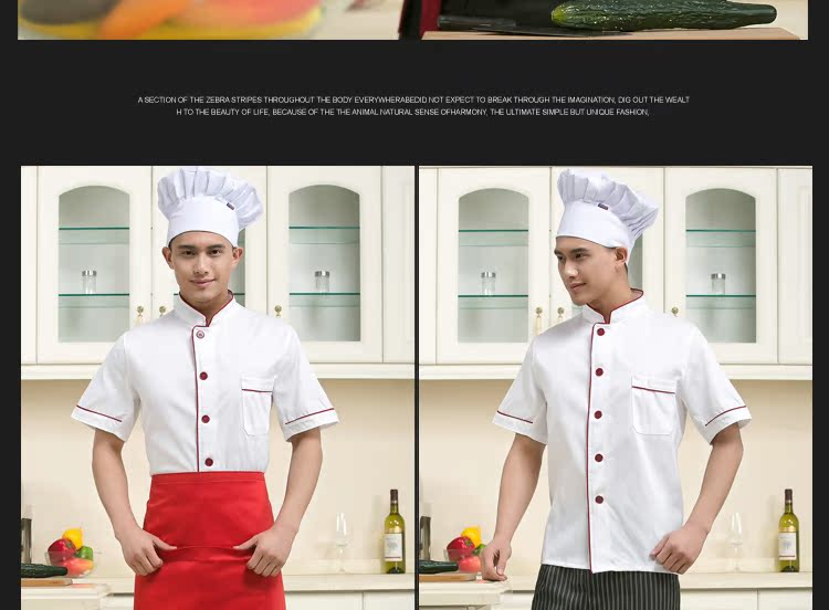 Veste chef cuisinier en LYCRA Lycra - Ref 1910915 Image 16