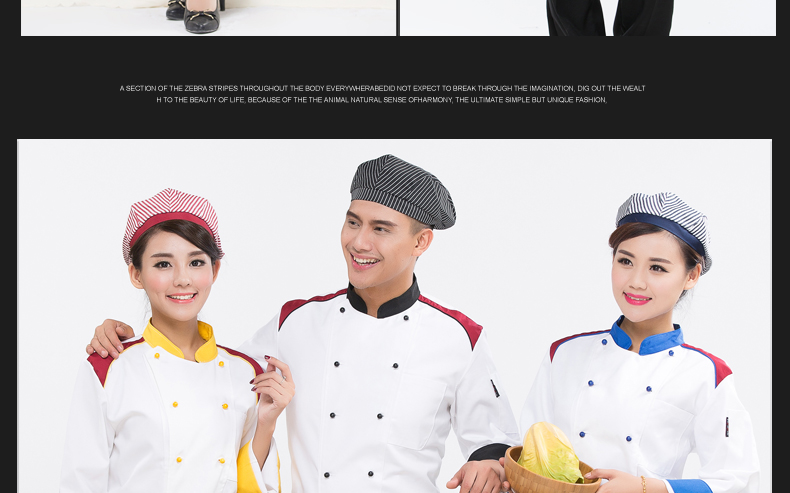 Uniforme de cuisinier en polyester - Ref 1910562 Image 18