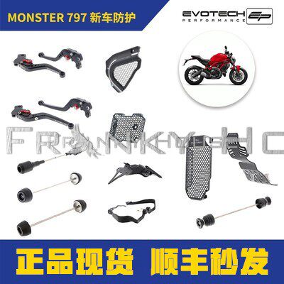 EP Ducadi DUCATI MONSTER 797 ANTI-FALL PROTECTION NETS OIL COLD PROTECTION NETS Rod Licence Holder