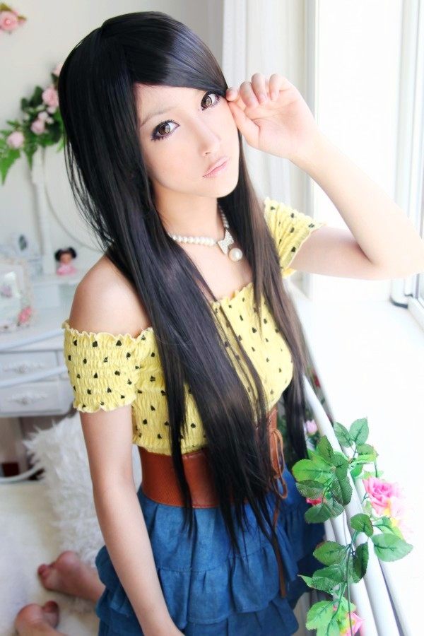 Perruque Long cheveux raides - Ref 2610028 Image 5