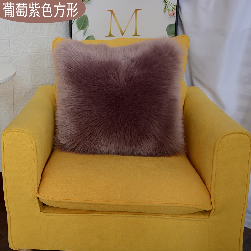 Sáng tạo hình trái tim sang trọng gối đệm gối với lõi sofa eo pad ghế văn phòng giả len - Trở lại đệm / Bolsters gối tựa lưng văn phòng cao su non