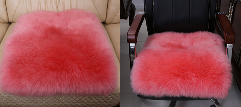 Úc da cừu sofa đệm len đệm len nguyên chất đệm sofa đệm ghế đệm mùa đông đệm đệm da cho ghế gỗ