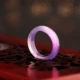 Маленькое агатовое сиреневое кольцо