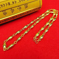 Золотое ожерелье - оливковые бусы