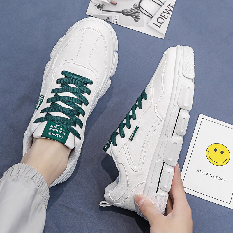 Hong Kong Tide Cards 2022 Fall New Breathable Fashion Trends 100 Hitch Men Shoes Han Edition Sports Casual Low Help Slide Board Shoes