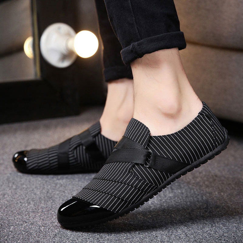 Boomers Beans Shoes Men's Fall 2022 New Korean Version Trendy Men's Shoes Casual Sloth a foot pedal soft-bottom Shoe Male