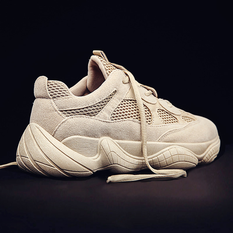 Tide brands in the old men's shoes 2023 summer new sports casual running shoes and air - breathable low - helper shoes