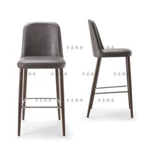 Simple bar chair bar stool high chair bar chair bar stool front bench chair bar stool Nordic backrest bar chair