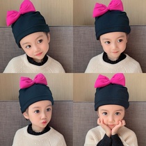 Stereo Butterfly Newborn Baby Double Fetal Cap Pure Cotton Fall and Winter Baby Cute Princess Hat