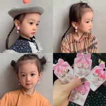 Export Japanese childrens princess ear clip girl cute unicorn earbuds earrings earrings baby ornaments