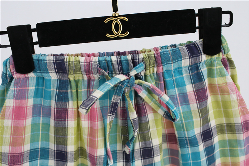 Bông gạc đôi quần short nữ mùa hè quần pajama bông nhà quần nóng quần phần mỏng nhà quần kích thước lớn