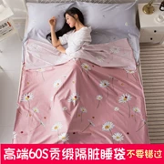 Mới cao cấp 60S cotton satin chủ yếu ngăn dài túi ngủ bẩn Du lịch xách tay siêu nhẹ kinh doanh khăn trải giường khách sạn - Túi ngủ