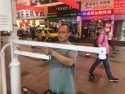 Monitoring rod accessories Outdoor ball machine large bracket wall-mounted holding column 1 meter camera combination pole accessories