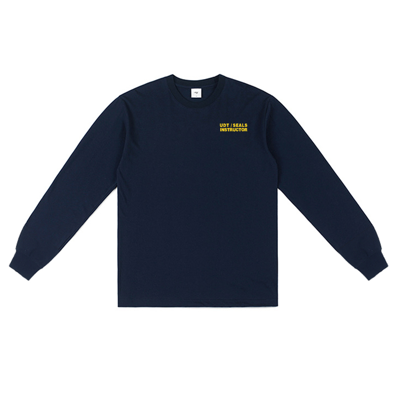 Colorado State Us Navy Seal Training Instructor Long-Sleeve T-Shirt Summer Loose Plus-Size Men's Trendy Cs Pure Cotton Base Shirt