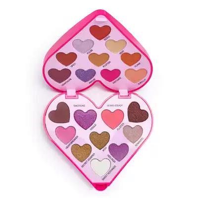 makeup revolution diamond shell 20 color retro eyeshadow plate
